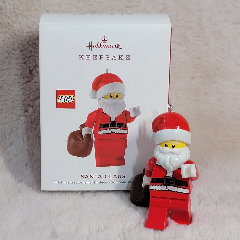 Brand New Rare 2019 LEGO Santa Claus Hallmark Keepsake Ornament